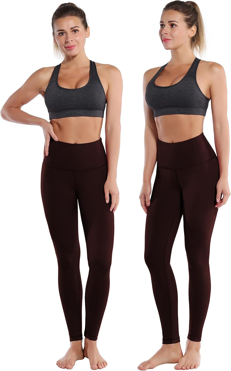 25"/26"/27"/28" Basic/Super High Waist/Embossed Pattern Yoga Pants Running Workout Leggings Tummy Control